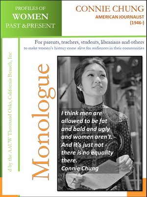 cover image of Profiles of Women Past & Present – Connie Chung, American Journalist (1946-)